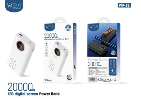 WEVI WP-18 Power Bank 20000mAh